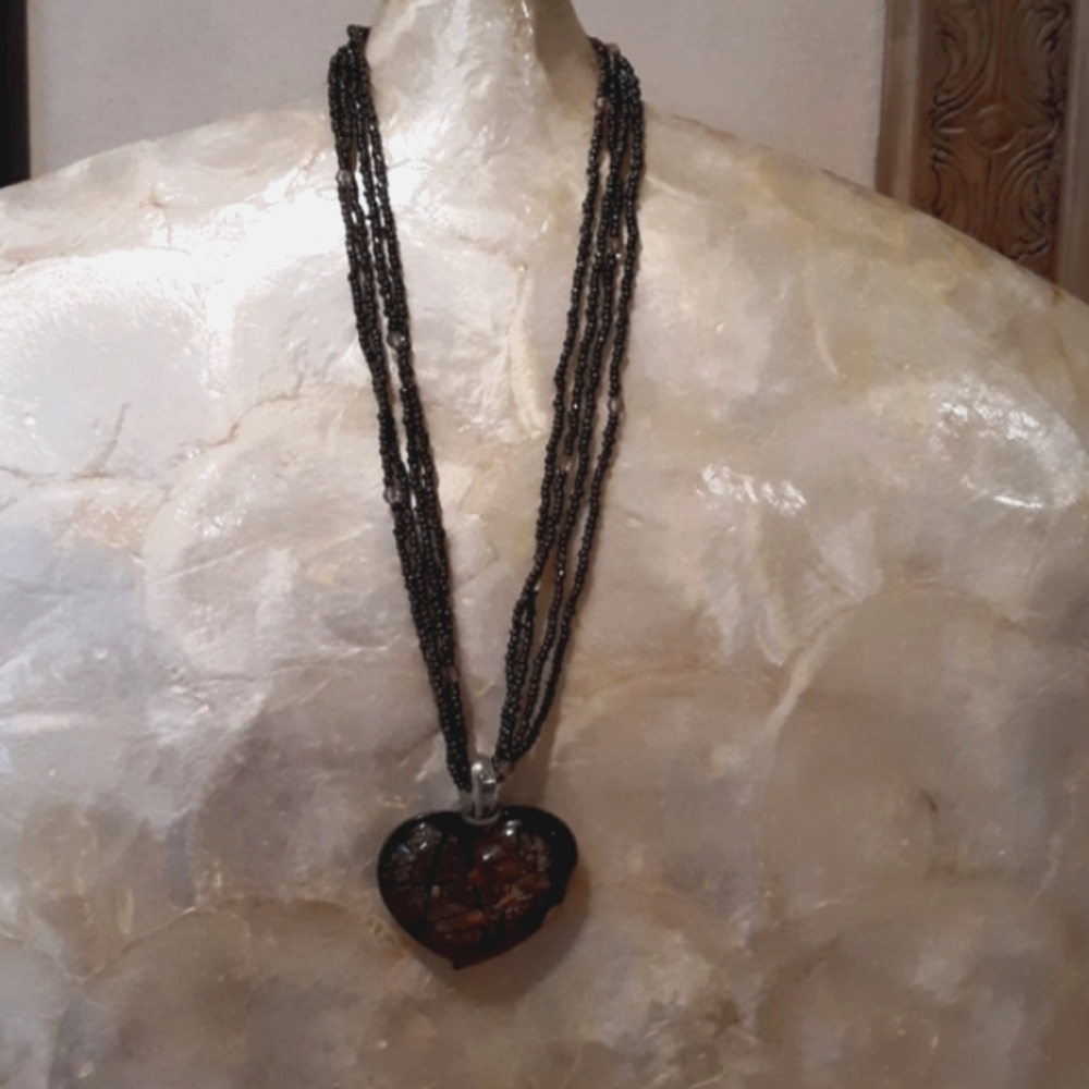 Glass necklace